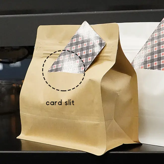 Customizable Surface Finishes for Coffee Bags