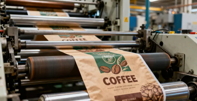 Rotogravure-print Coffee Bags
