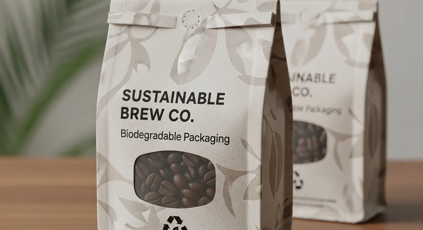 biodegradable coffee bean packaging