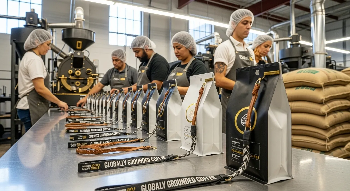 coffee bags with lanyard manufacturer
