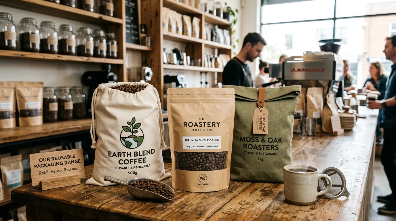 reusable coffee packaging bags