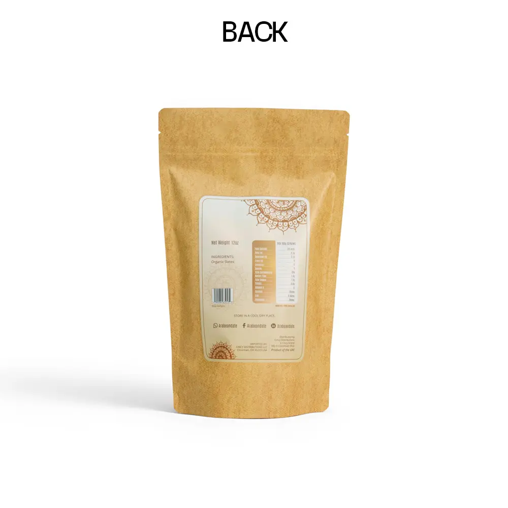 Kraft Paper Coffee Bags with Window