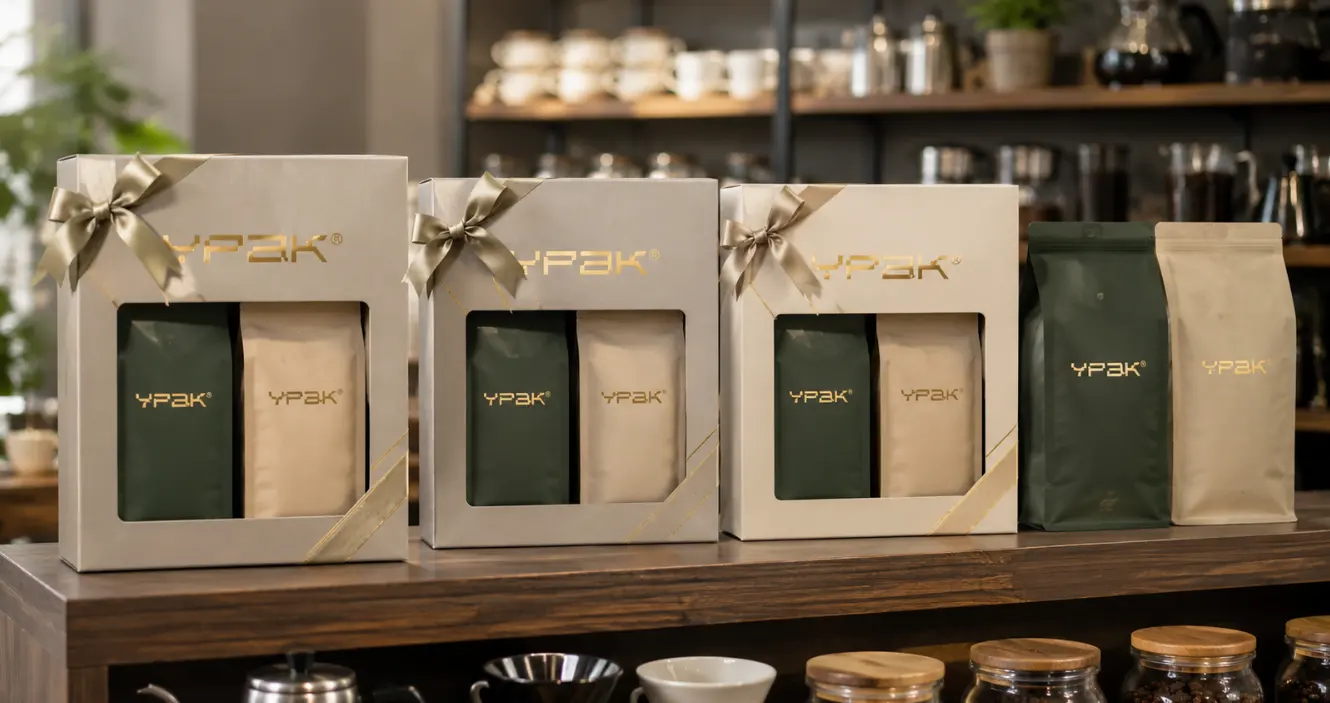 coffee gift set packaging