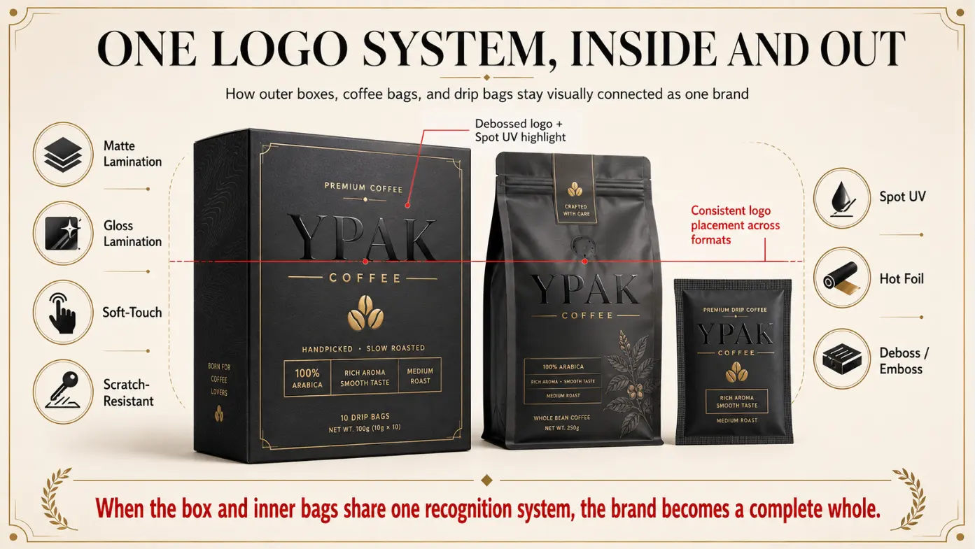 coffee box with logo