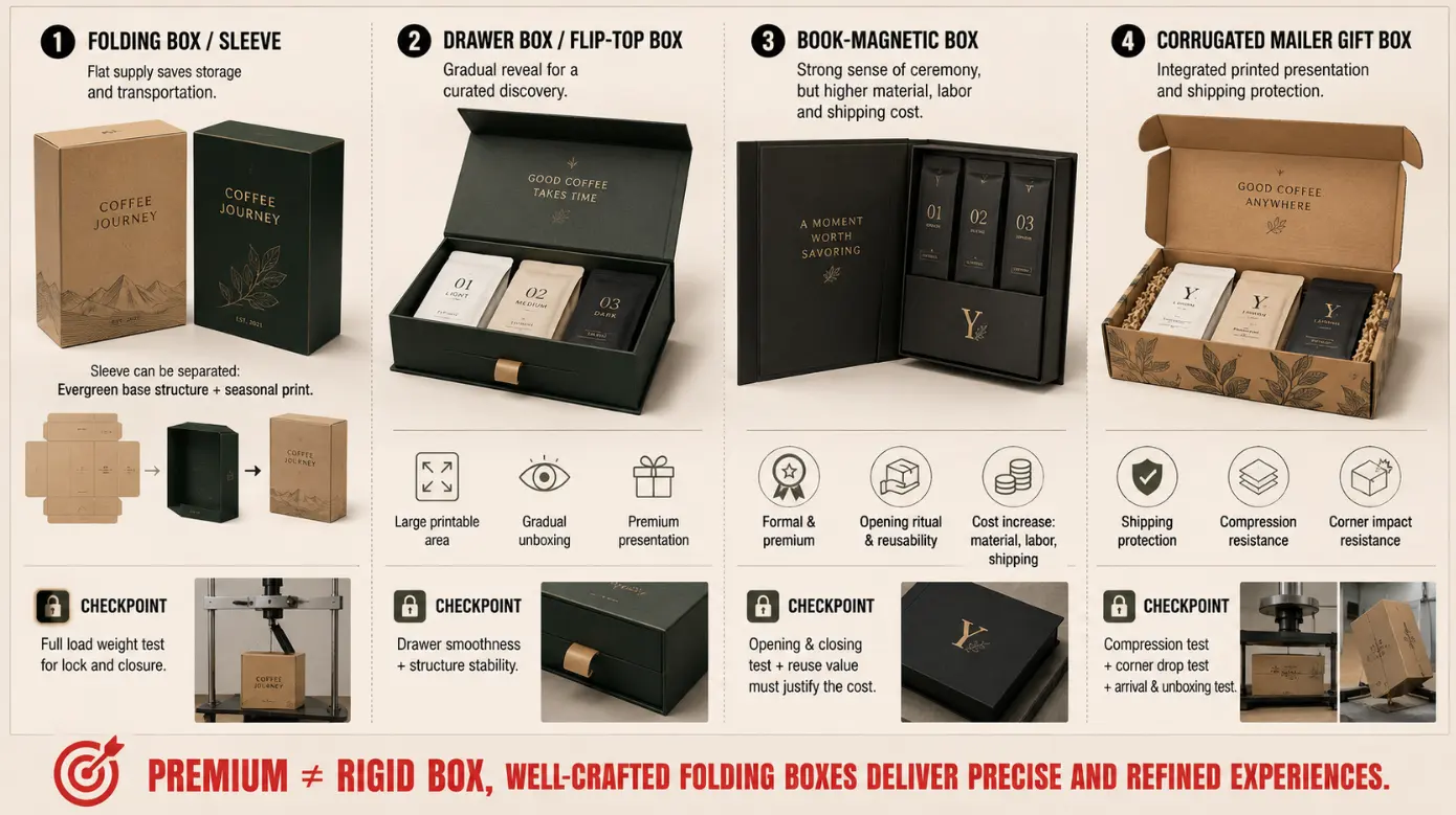 coffee gift box packaging
