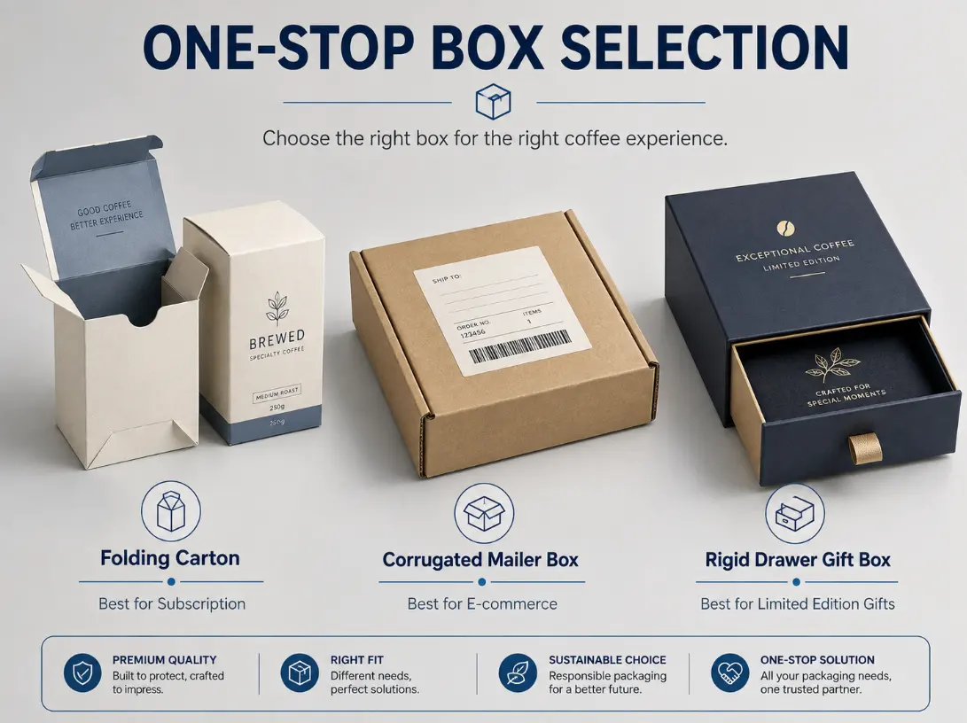 custom coffee packaging box