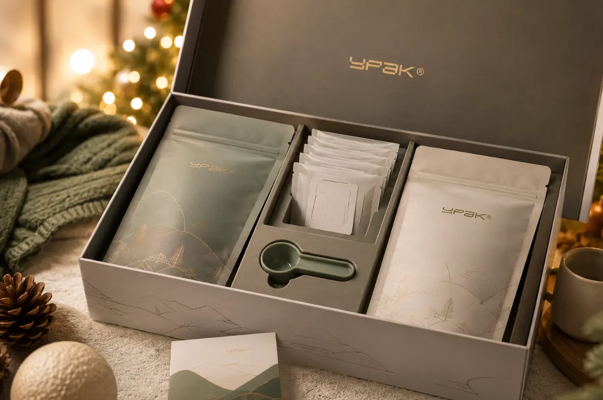 holiday coffee gift packaging