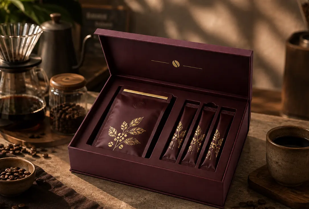 luxury coffee gift packaging
