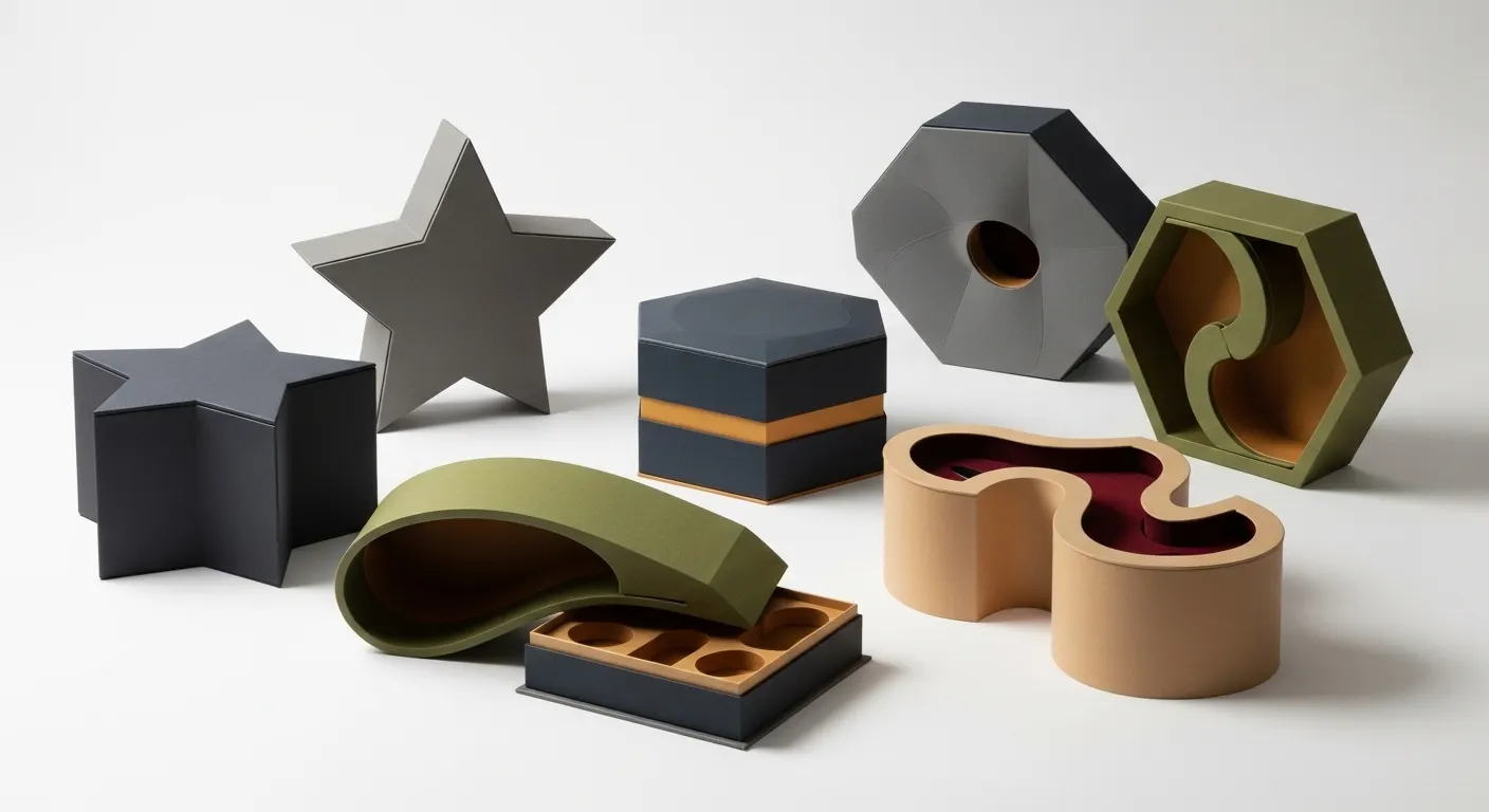 Custom Shape Rigid Boxes