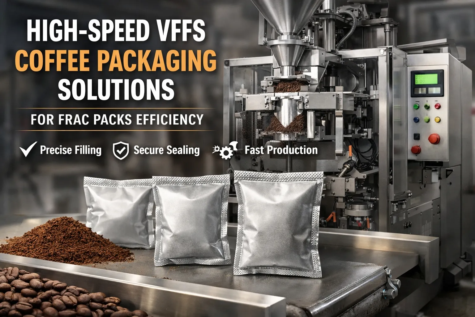 Frac Pack coffee packaging line